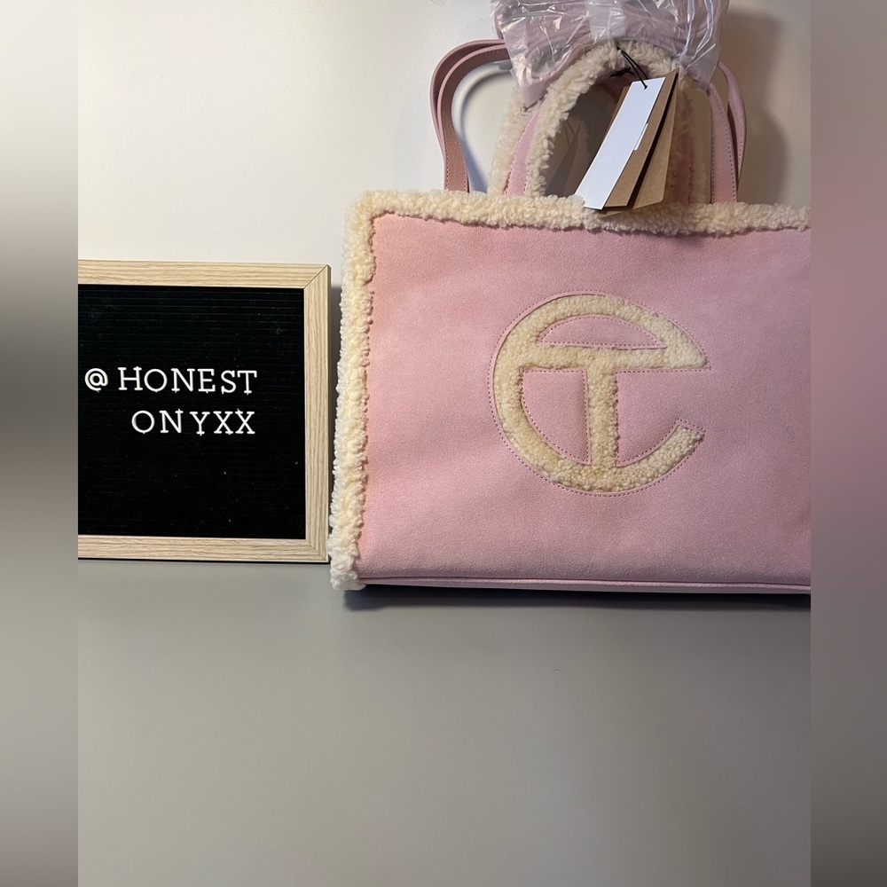 Medium pink Ugg x Telfar bag